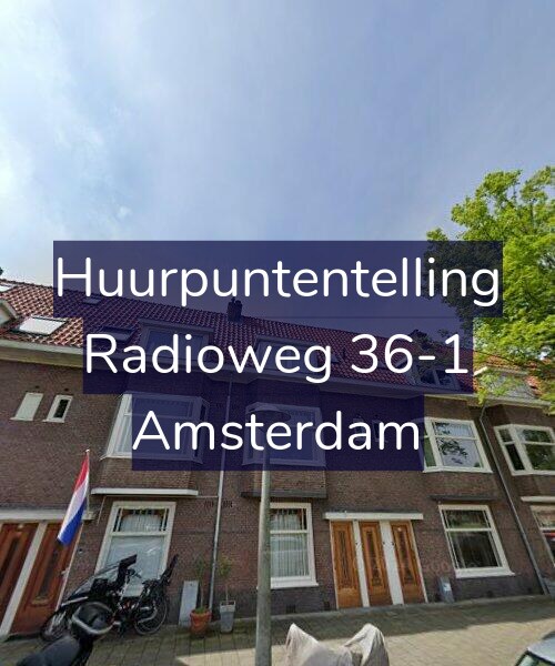 Foto gevel Huurpuntentelling voor Radioweg 36-1, Amsterdam