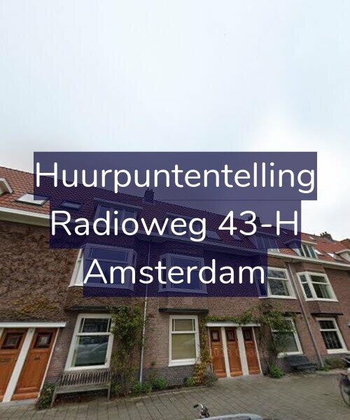 Foto gevel Huurpuntentelling voor Radioweg 43-H, Amsterdam