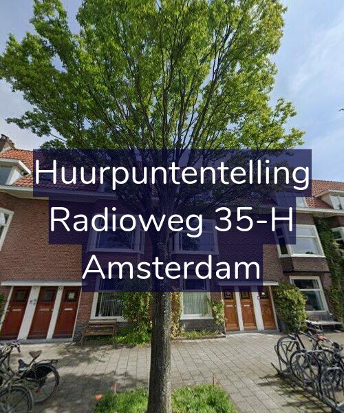 Foto gevel Huurpuntentelling voor Radioweg 35-H, Amsterdam