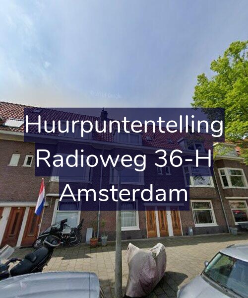 Foto gevel Huurpuntentelling voor Radioweg 36-H, Amsterdam