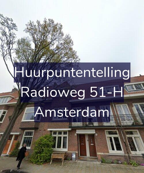 Foto gevel Huurpuntentelling voor Radioweg 51-H, Amsterdam