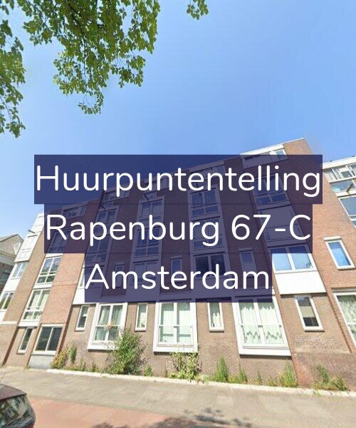 Foto gevel Huurpuntentelling voor Rapenburg 67-C, Amsterdam