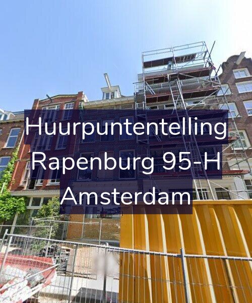 Foto gevel Huurpuntentelling voor Rapenburg 95-H, Amsterdam