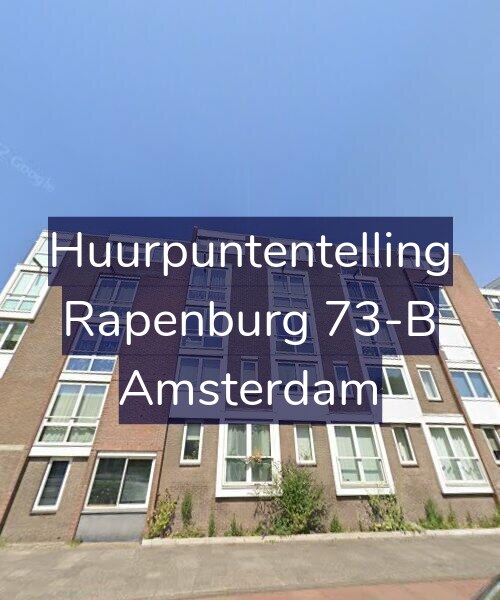Foto gevel Huurpuntentelling voor Rapenburg 73-B, Amsterdam