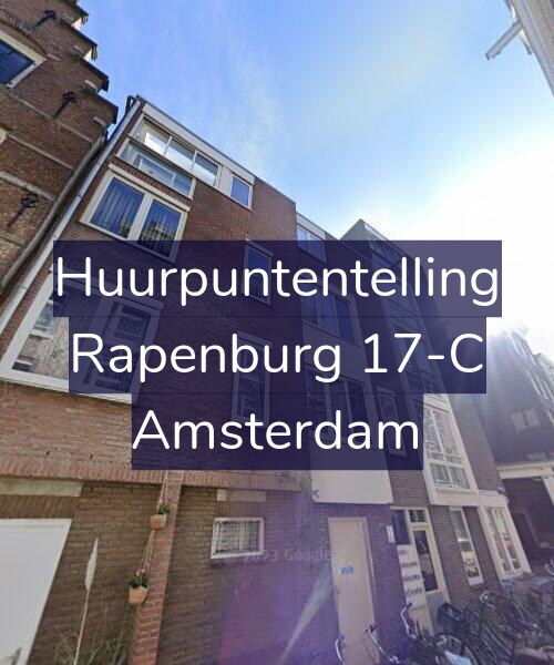 Foto gevel Huurpuntentelling voor Rapenburg 17-C, Amsterdam