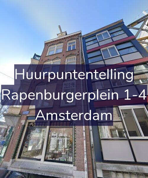 Foto gevel Huurpuntentelling voor Rapenburgerplein 1-4, Amsterdam