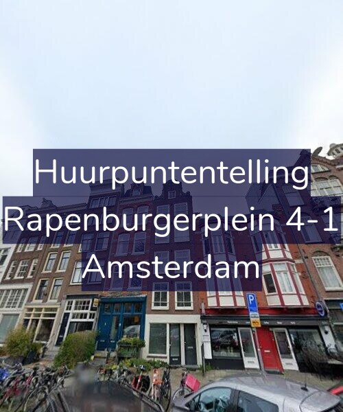 Foto gevel Huurpuntentelling voor Rapenburgerplein 4-1, Amsterdam