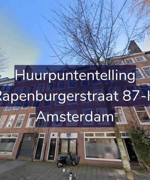 Foto gevel Huurpuntentelling voor Rapenburgerstraat 87-H, Amsterdam