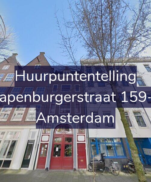 Foto gevel Huurpuntentelling voor Rapenburgerstraat 159-2, Amsterdam