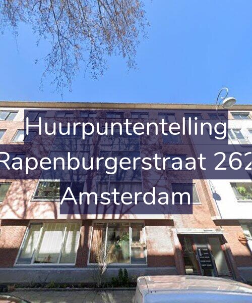 Foto gevel Huurpuntentelling voor Rapenburgerstraat 262, Amsterdam