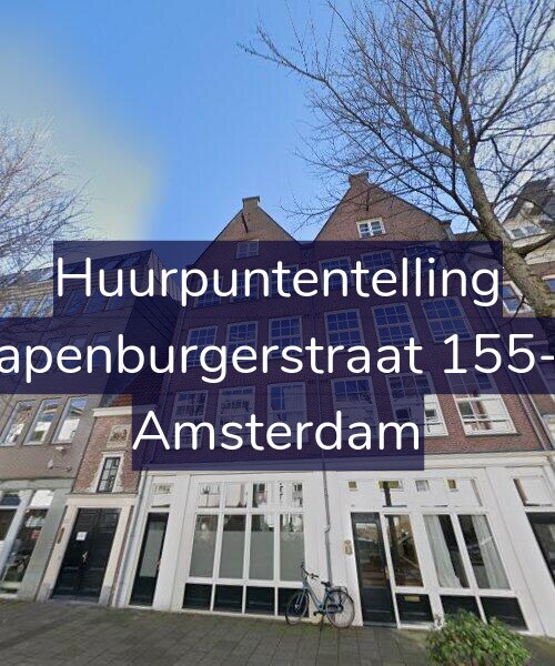 Foto gevel Huurpuntentelling voor Rapenburgerstraat 155-A, Amsterdam