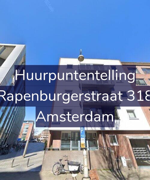 Foto gevel Huurpuntentelling voor Rapenburgerstraat 318, Amsterdam