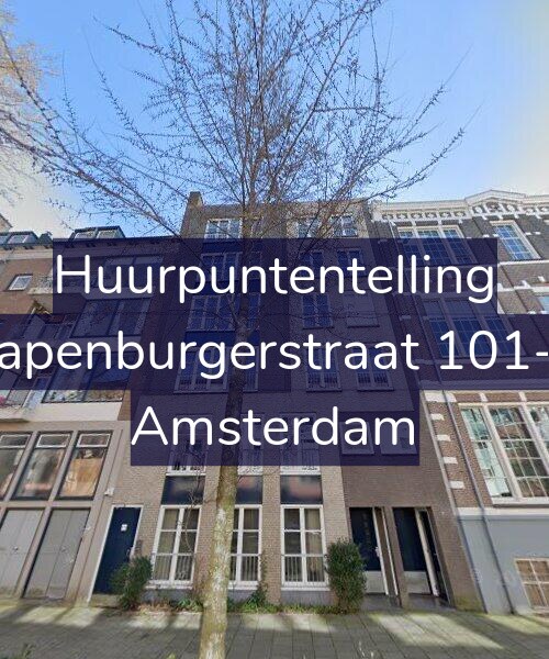 Foto gevel Huurpuntentelling voor Rapenburgerstraat 101-B, Amsterdam