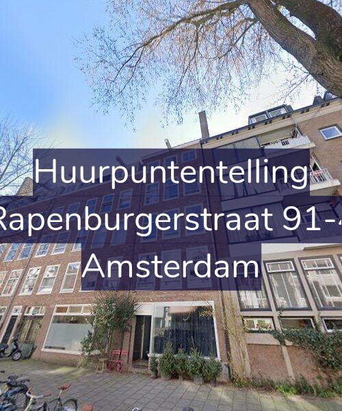 Foto gevel Huurpuntentelling voor Rapenburgerstraat 91-4, Amsterdam