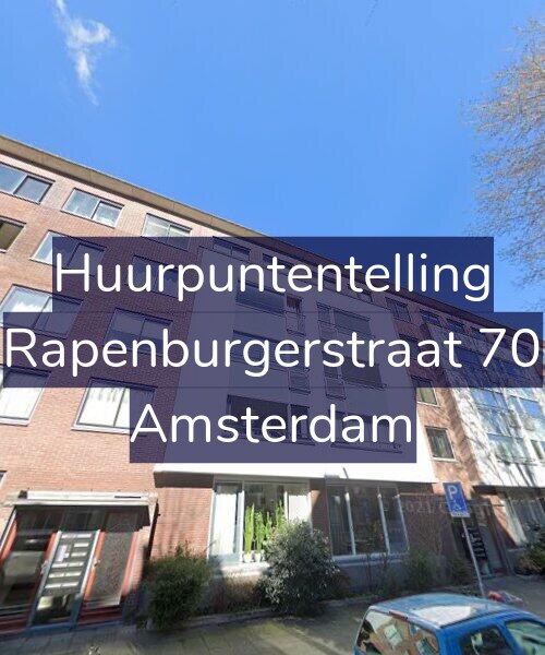 Foto gevel Huurpuntentelling voor Rapenburgerstraat 70, Amsterdam