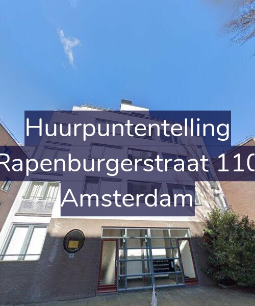 Foto gevel Huurpuntentelling voor Rapenburgerstraat 110, Amsterdam