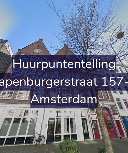 Foto gevel Huurpuntentelling voor Rapenburgerstraat 157-A, Amsterdam