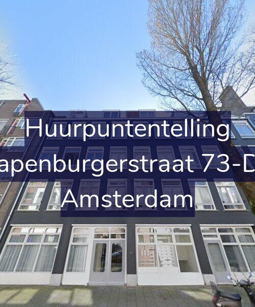 Foto gevel Huurpuntentelling voor Rapenburgerstraat 73-D6, Amsterdam