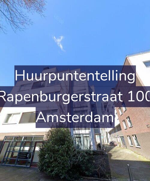 Foto gevel Huurpuntentelling voor Rapenburgerstraat 100, Amsterdam
