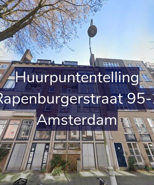Foto gevel Huurpuntentelling voor Rapenburgerstraat 95-2, Amsterdam