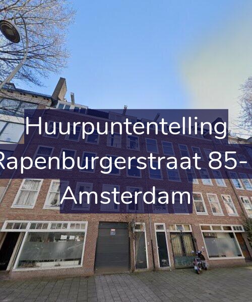 Foto gevel Huurpuntentelling voor Rapenburgerstraat 85-1, Amsterdam