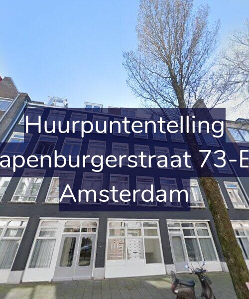 Foto gevel Huurpuntentelling voor Rapenburgerstraat 73-E2, Amsterdam