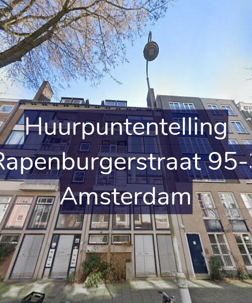 Foto gevel Huurpuntentelling voor Rapenburgerstraat 95-3, Amsterdam