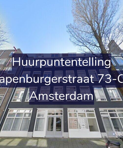 Foto gevel Huurpuntentelling voor Rapenburgerstraat 73-C1, Amsterdam