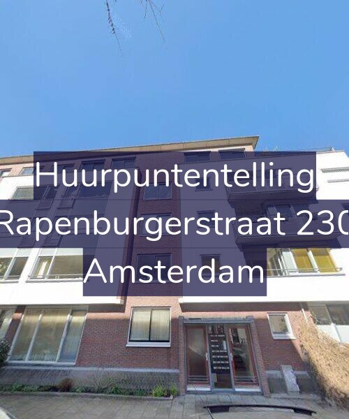 Foto gevel Huurpuntentelling voor Rapenburgerstraat 230, Amsterdam