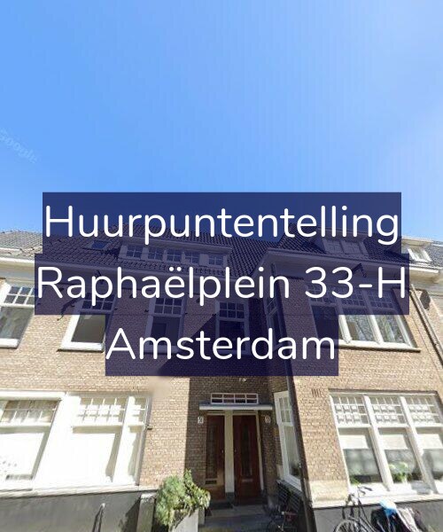 Foto gevel Huurpuntentelling voor Raphaëlplein 33-H, Amsterdam