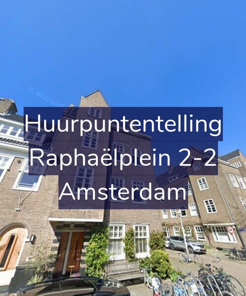 Foto gevel Huurpuntentelling voor Raphaëlplein 2-2, Amsterdam