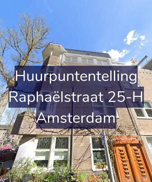 Foto gevel Huurpuntentelling voor Raphaëlstraat 25-H, Amsterdam