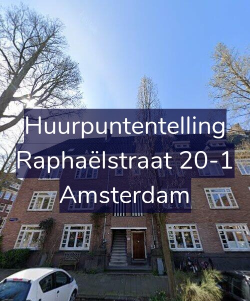 Foto gevel Huurpuntentelling voor Raphaëlstraat 20-1, Amsterdam