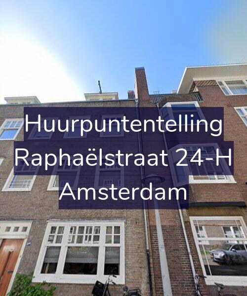 Foto gevel Huurpuntentelling voor Raphaëlstraat 24-H, Amsterdam