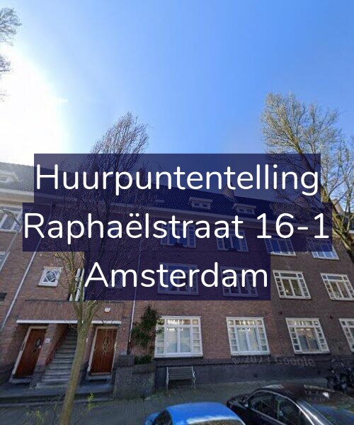 Foto gevel Huurpuntentelling voor Raphaëlstraat 16-1, Amsterdam