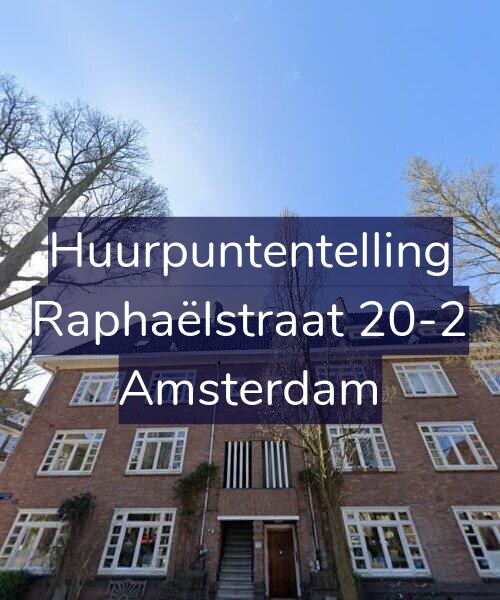 Foto gevel Huurpuntentelling voor Raphaëlstraat 20-2, Amsterdam