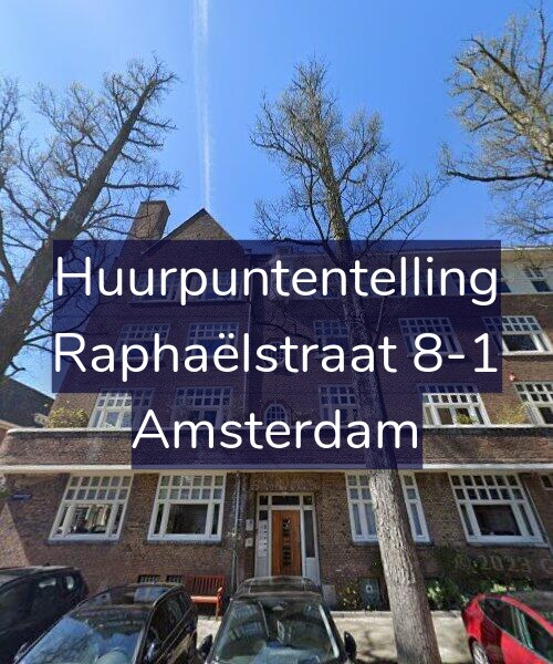 Foto gevel Huurpuntentelling voor Raphaëlstraat 8-1, Amsterdam