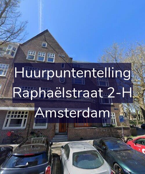 Foto gevel Huurpuntentelling voor Raphaëlstraat 2-H, Amsterdam