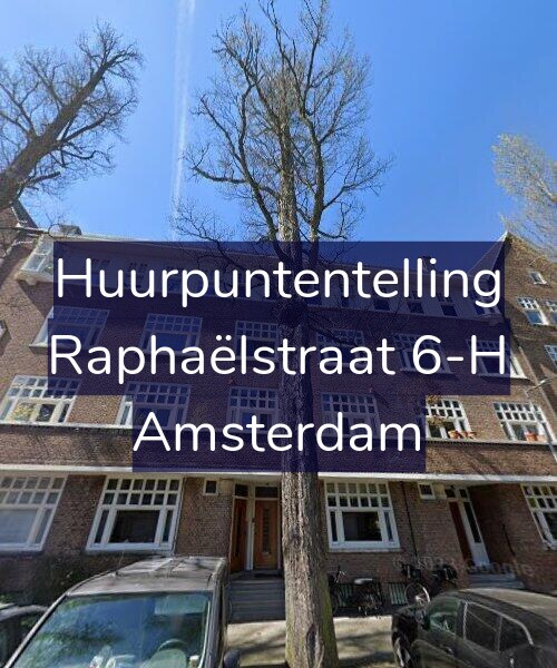 Foto gevel Huurpuntentelling voor Raphaëlstraat 6-H, Amsterdam