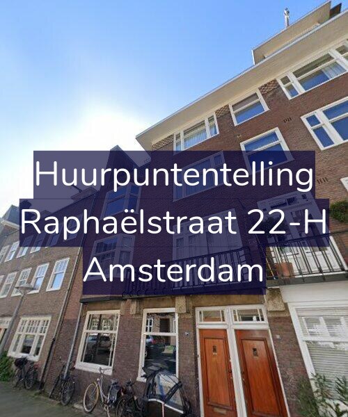 Foto gevel Huurpuntentelling voor Raphaëlstraat 22-H, Amsterdam