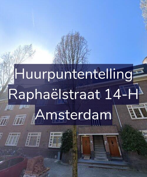 Foto gevel Huurpuntentelling voor Raphaëlstraat 14-H, Amsterdam