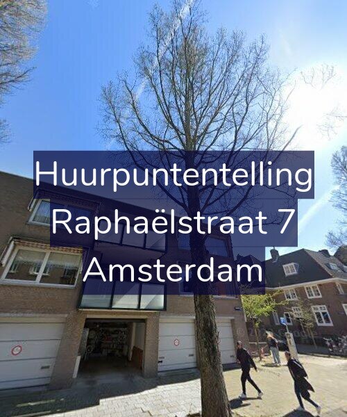 Foto gevel Huurpuntentelling voor Raphaëlstraat 7, Amsterdam