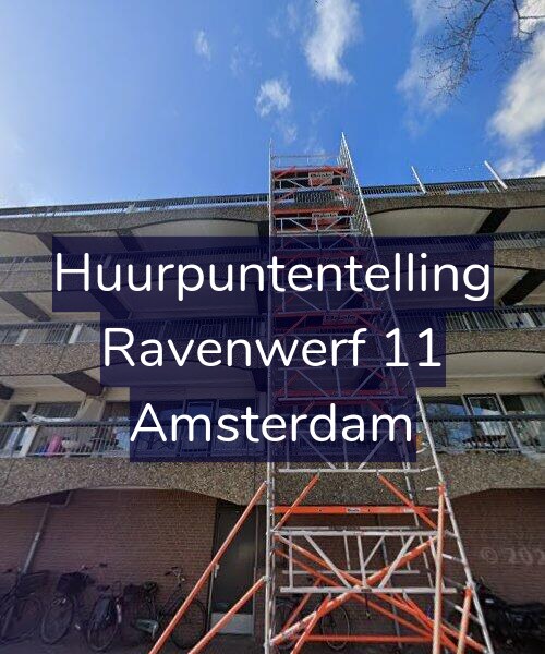 Foto gevel Huurpuntentelling voor Ravenwerf 11, Amsterdam