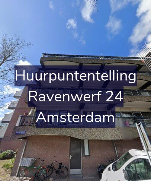 Foto gevel Huurpuntentelling voor Ravenwerf 24, Amsterdam