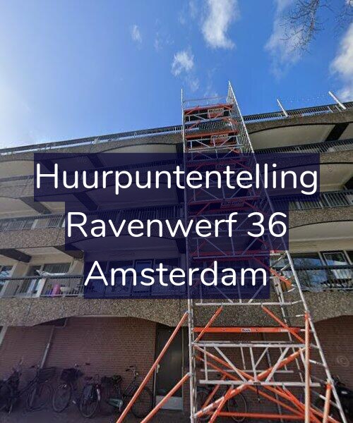 Foto gevel Huurpuntentelling voor Ravenwerf 36, Amsterdam