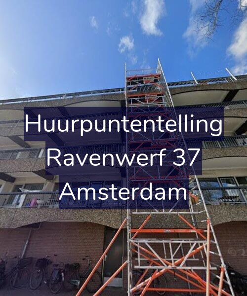 Foto gevel Huurpuntentelling voor Ravenwerf 37, Amsterdam