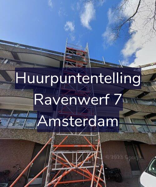 Foto gevel Huurpuntentelling voor Ravenwerf 7, Amsterdam