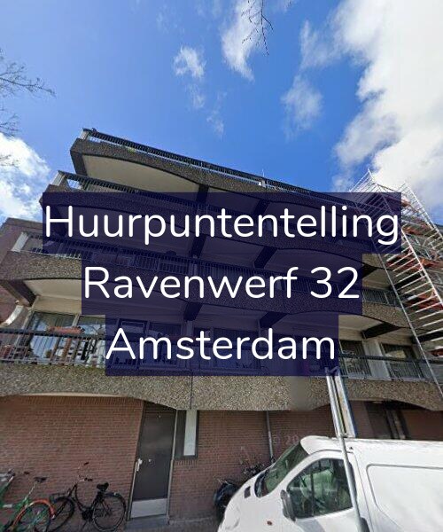 Foto gevel Huurpuntentelling voor Ravenwerf 32, Amsterdam
