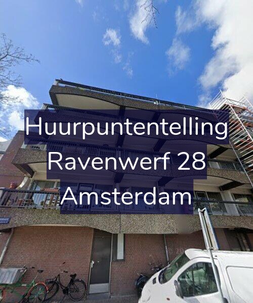Foto gevel Huurpuntentelling voor Ravenwerf 28, Amsterdam