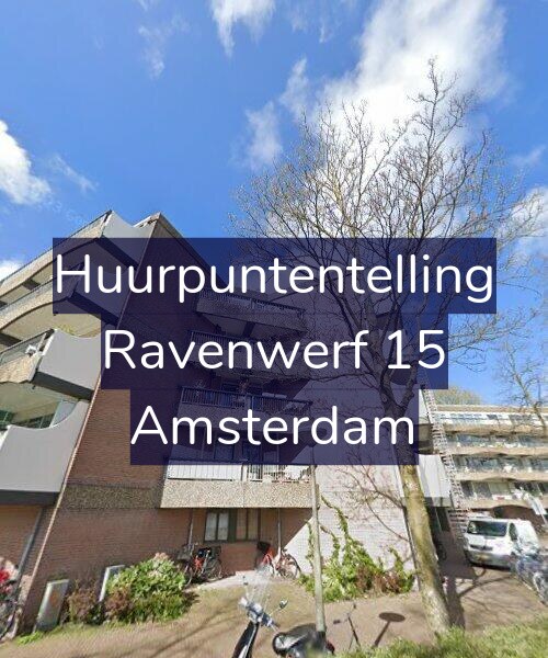 Foto gevel Huurpuntentelling voor Ravenwerf 15, Amsterdam